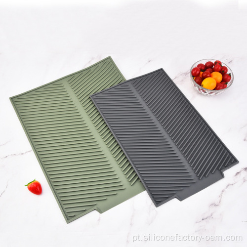 Silicone Kitchen Drening Drening Board tapete